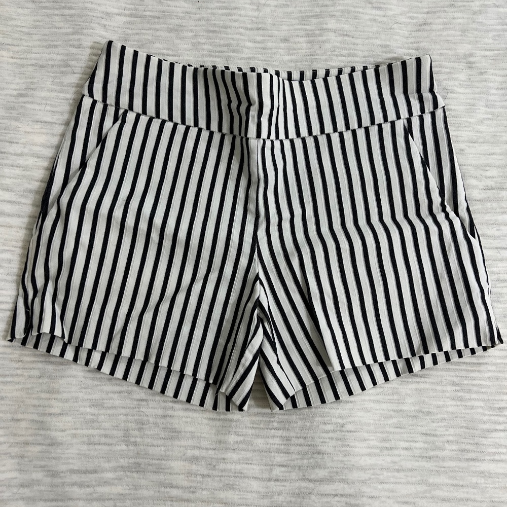 Stripe High Waisted Shorts